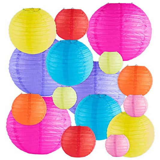 Decorative Floating Sky Lanterns With Metal Frame For Party Events