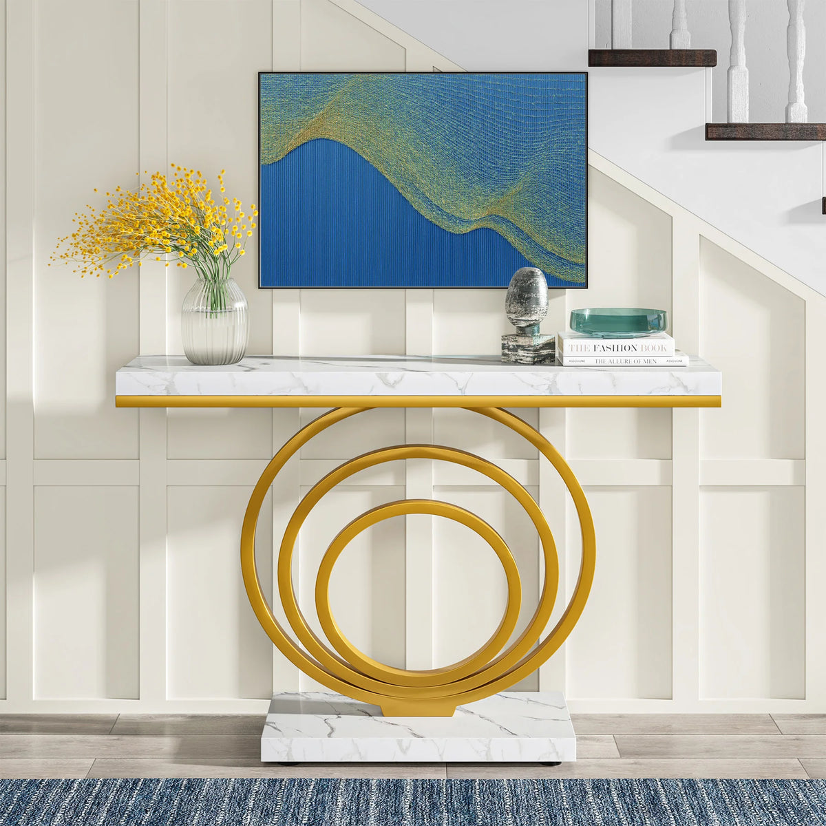 Tribesigns Modern Entryway Console Table for Living Room