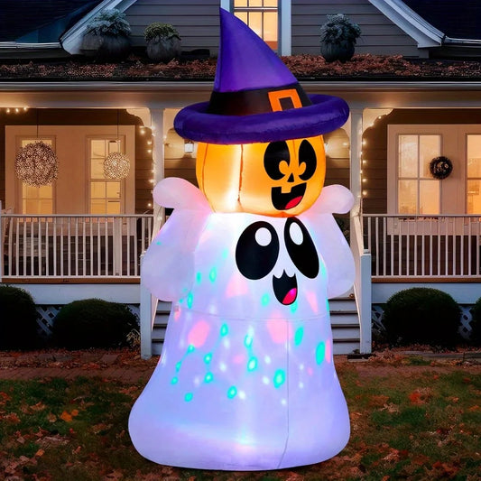 Joyfy Halloween Inflatable Ghost Outdoor Yard Garden Decor