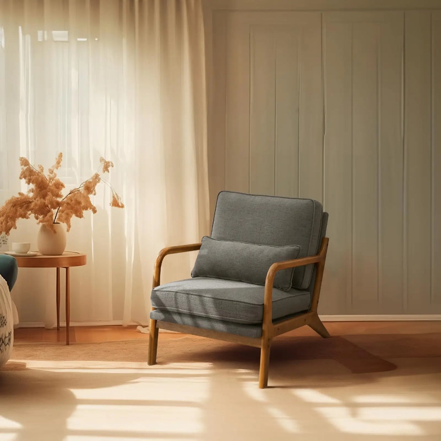 Bonnlo Accent Chairs Upholstered Mid Century Modern