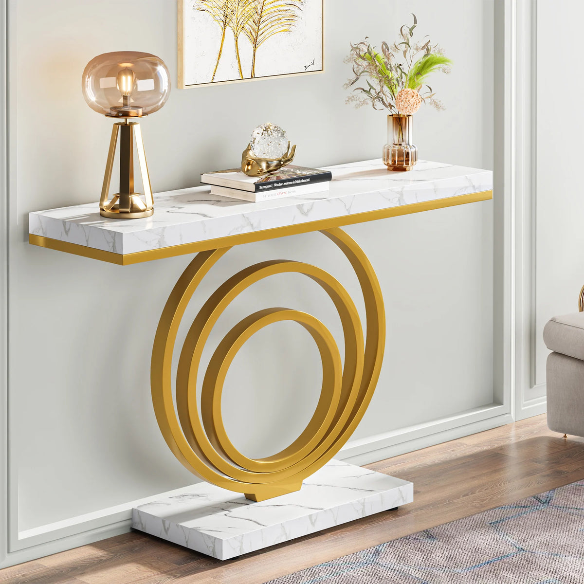 Tribesigns Modern Entryway Console Table for Living Room