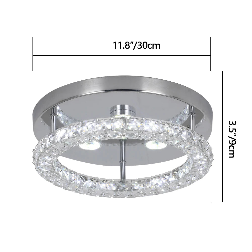 VETRULUS Crystal Chandelier Luxury Pendant Ceiling Lamp For Home
