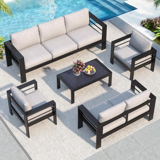 Premium All Aluminum Outdoor Patio Furniture Set For All Weather