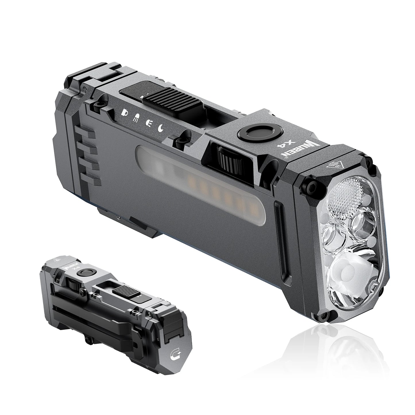 WUBEN X4 EDC Flashlight With RGB Light 1600 Lumens IP68