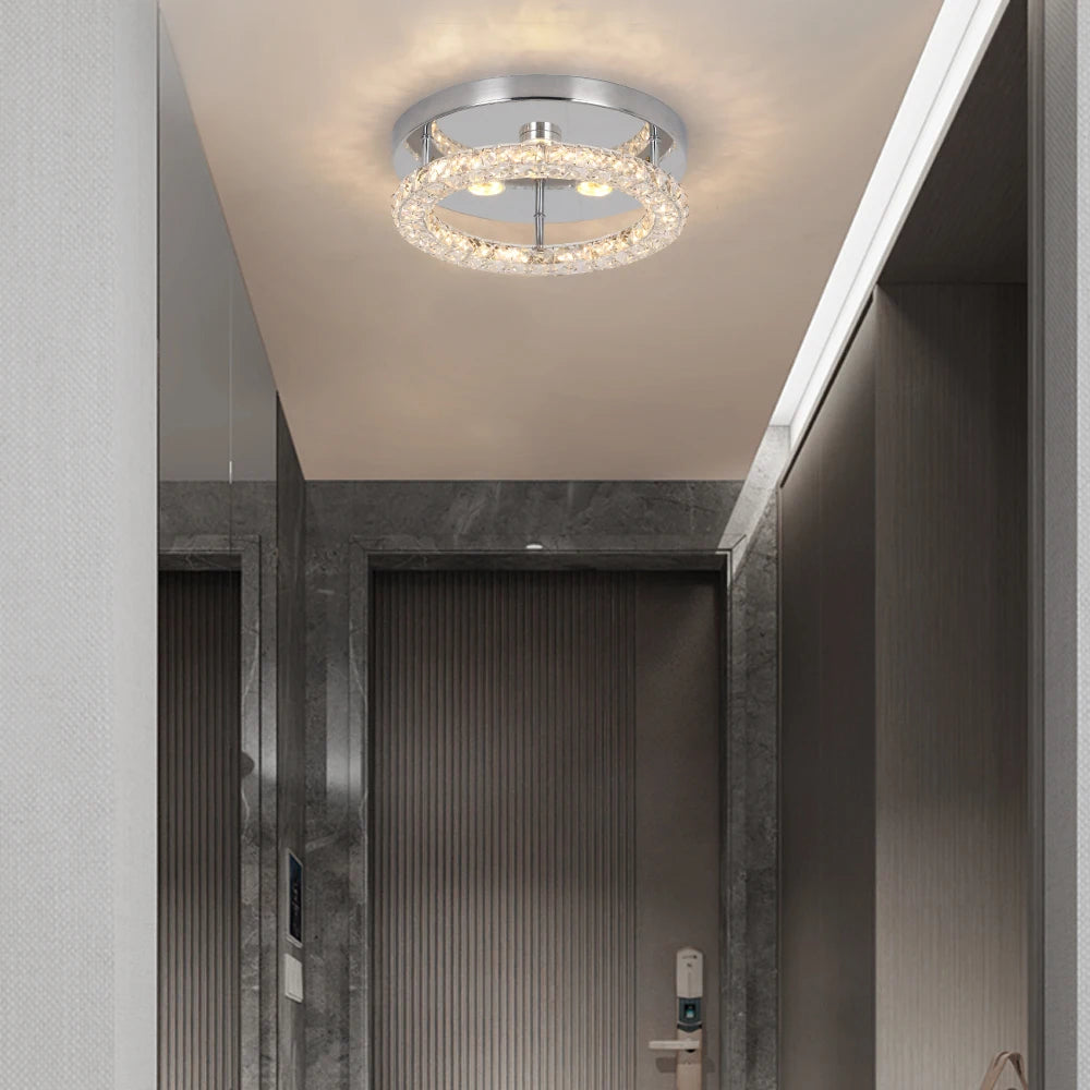 VETRULUS Crystal Chandelier Luxury Pendant Ceiling Lamp For Home