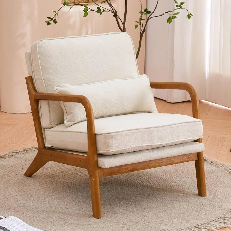 Bonnlo Accent Chairs Set Of 2 Upholstered Mid Century Modern