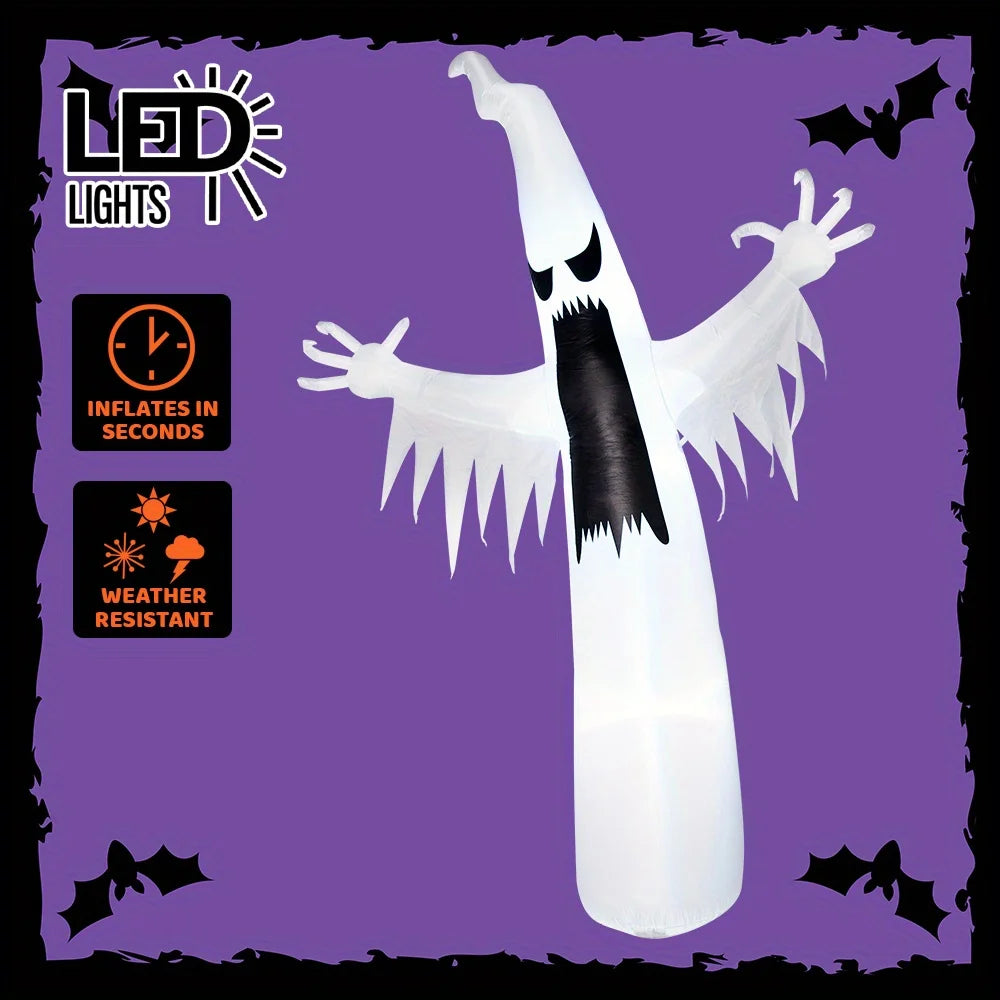 Joyfy Halloween Inflatable Ghost Outdoor Decoration With LED Lights