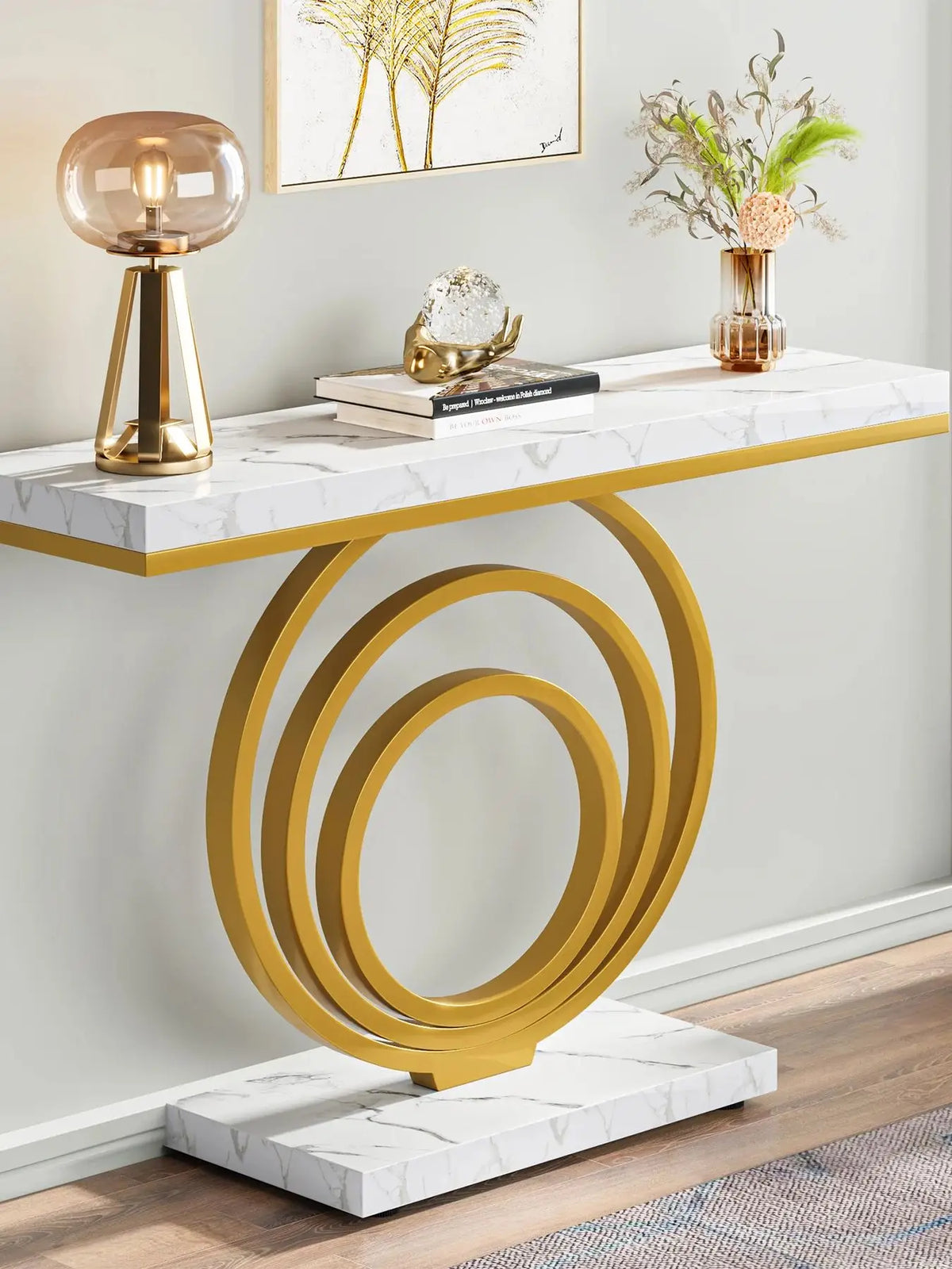 Tribesigns Modern Entryway Console Table for Living Room