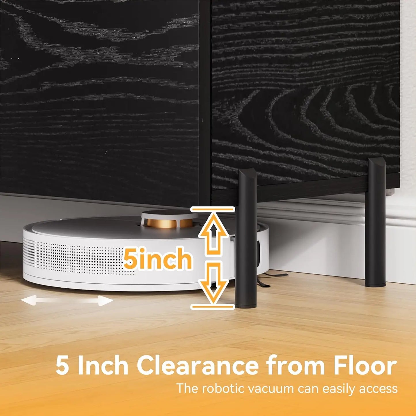 Electric Fireplace TV Stand With No Heat Insert Modern Media Console