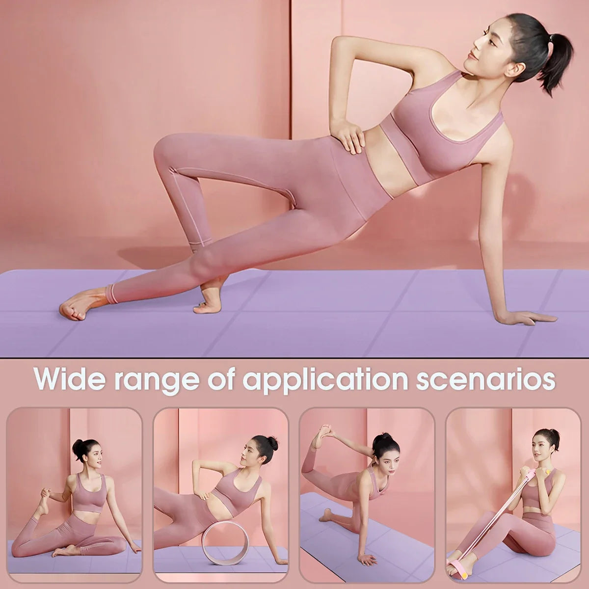 Eco Friendly Foldable Yoga Mat EVA Travel Exercise Pad