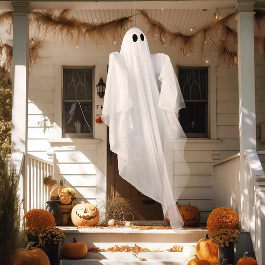 Halloween Hanging Led Ghost Decoration For Outdoor Indoor Party
