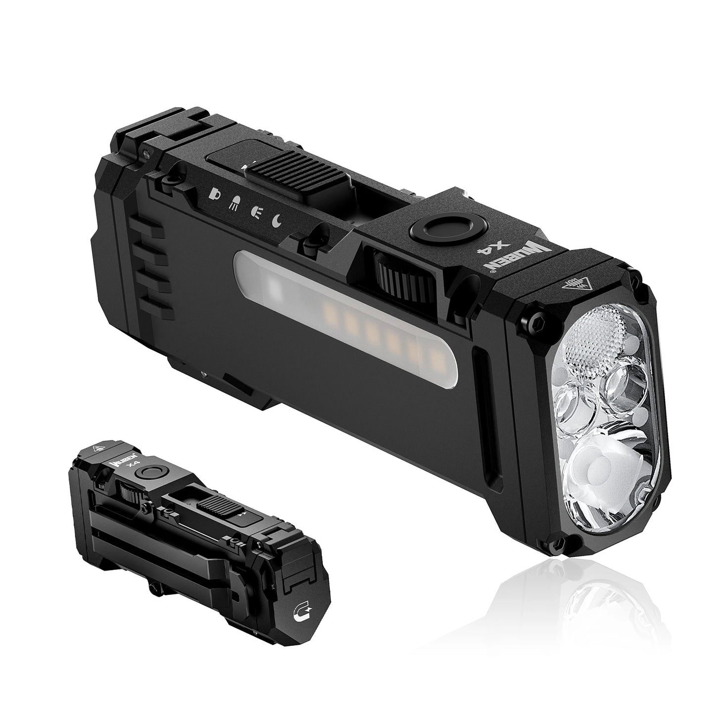 WUBEN X4 EDC Flashlight With RGB Light 1600 Lumens IP68