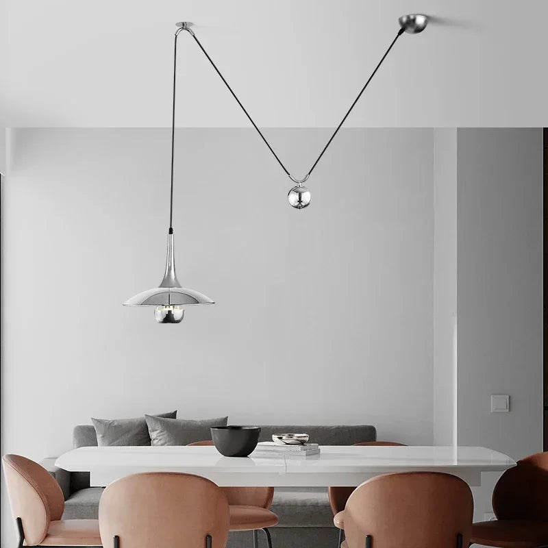 Modern Adjustable Pendant Chandelier for Bedroom and Dining Room