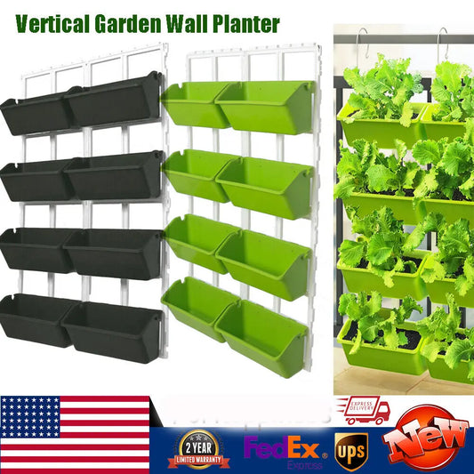 Four Tier Wall Mounted Garden Planter For Vertical Plant Pots