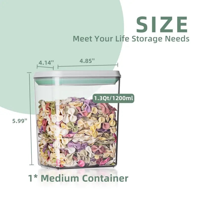ANKOU One-Click BPA-Free Three-Piece Airtight Food Storage Containers