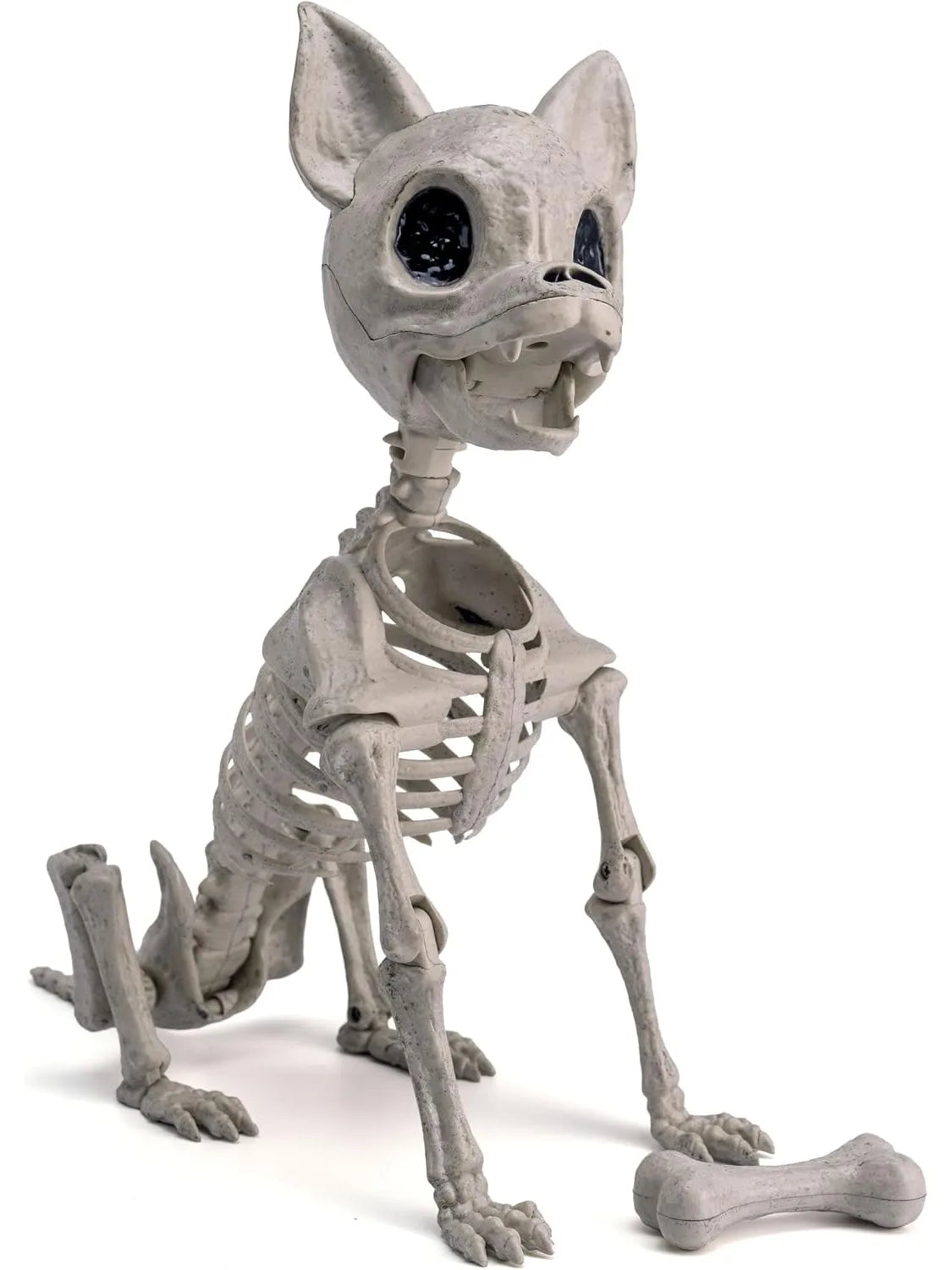 Nylon Chihuahua Dog Skeleton Halloween Decoration With Posable Joints