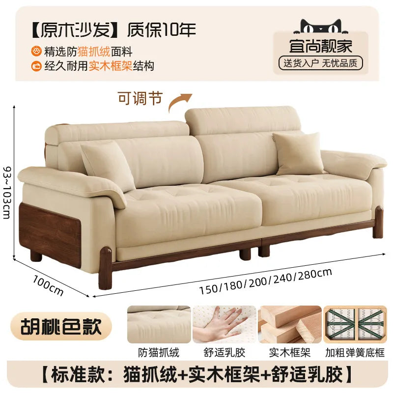 DUTRIEUX Nordic Minimalist Lounge Sofa For Living Room