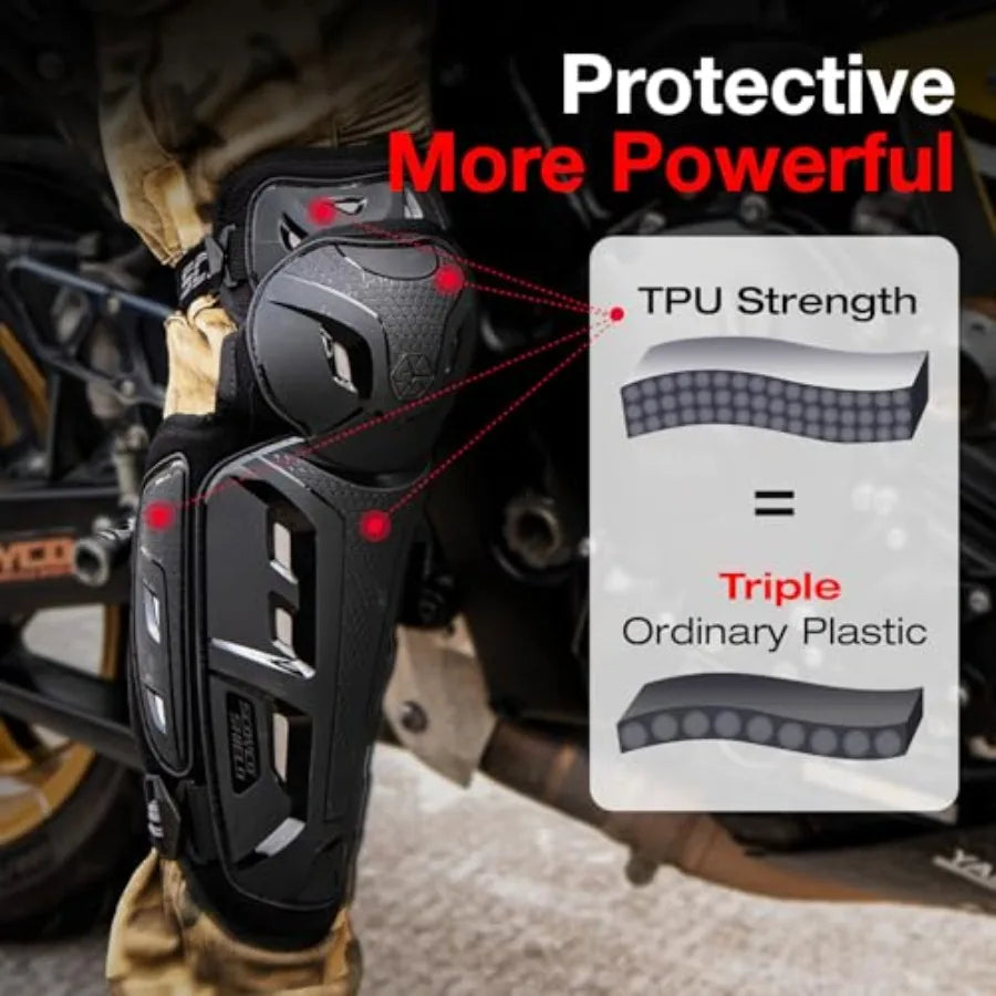 Motocross Motorcycle Knee Pads And Elbow Guards CE Level 1