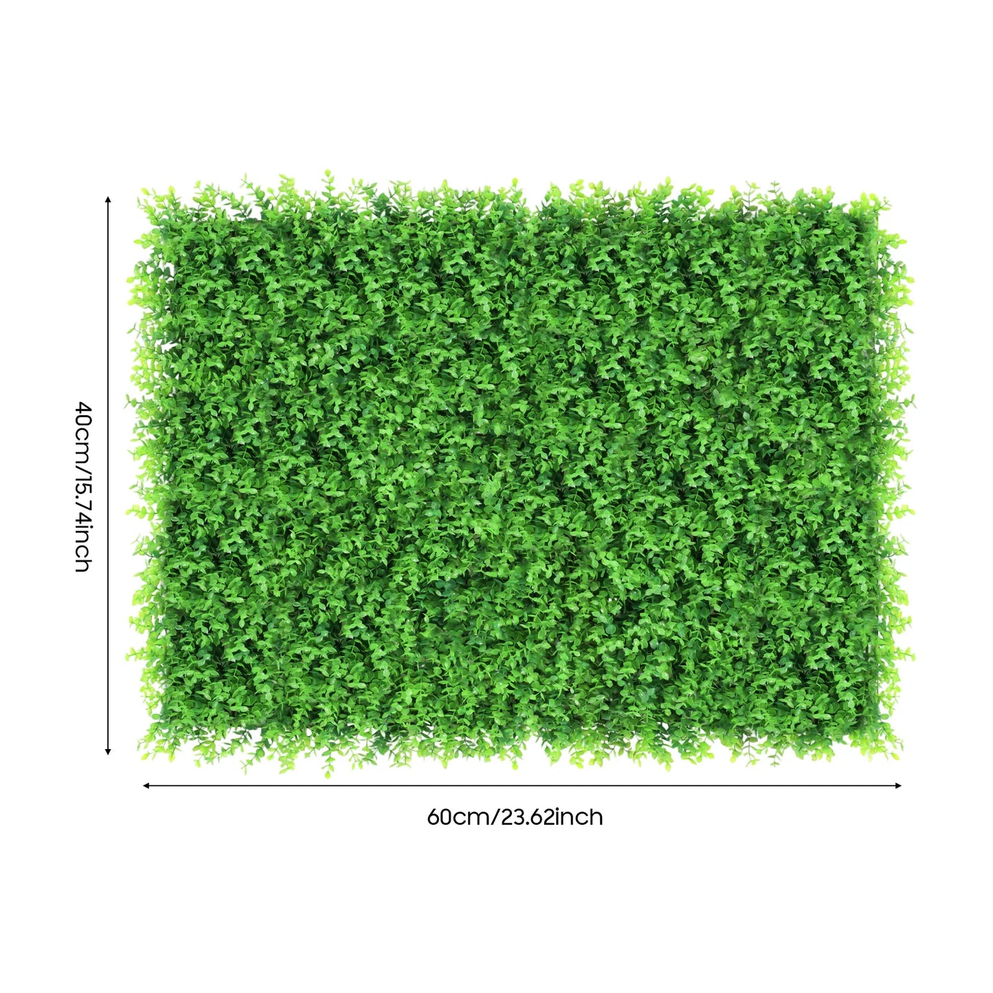 Boxwood Grass Wall Panels UV Resistant 12 Pieces Indoor Decor