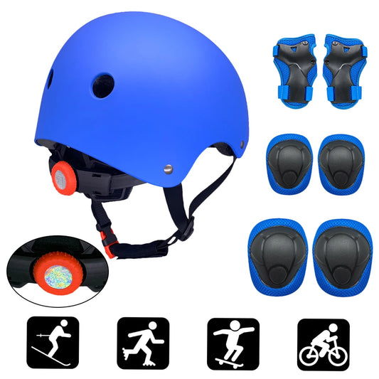 Kids Helmet and Protective Pads for Scooter and Skateboarding
