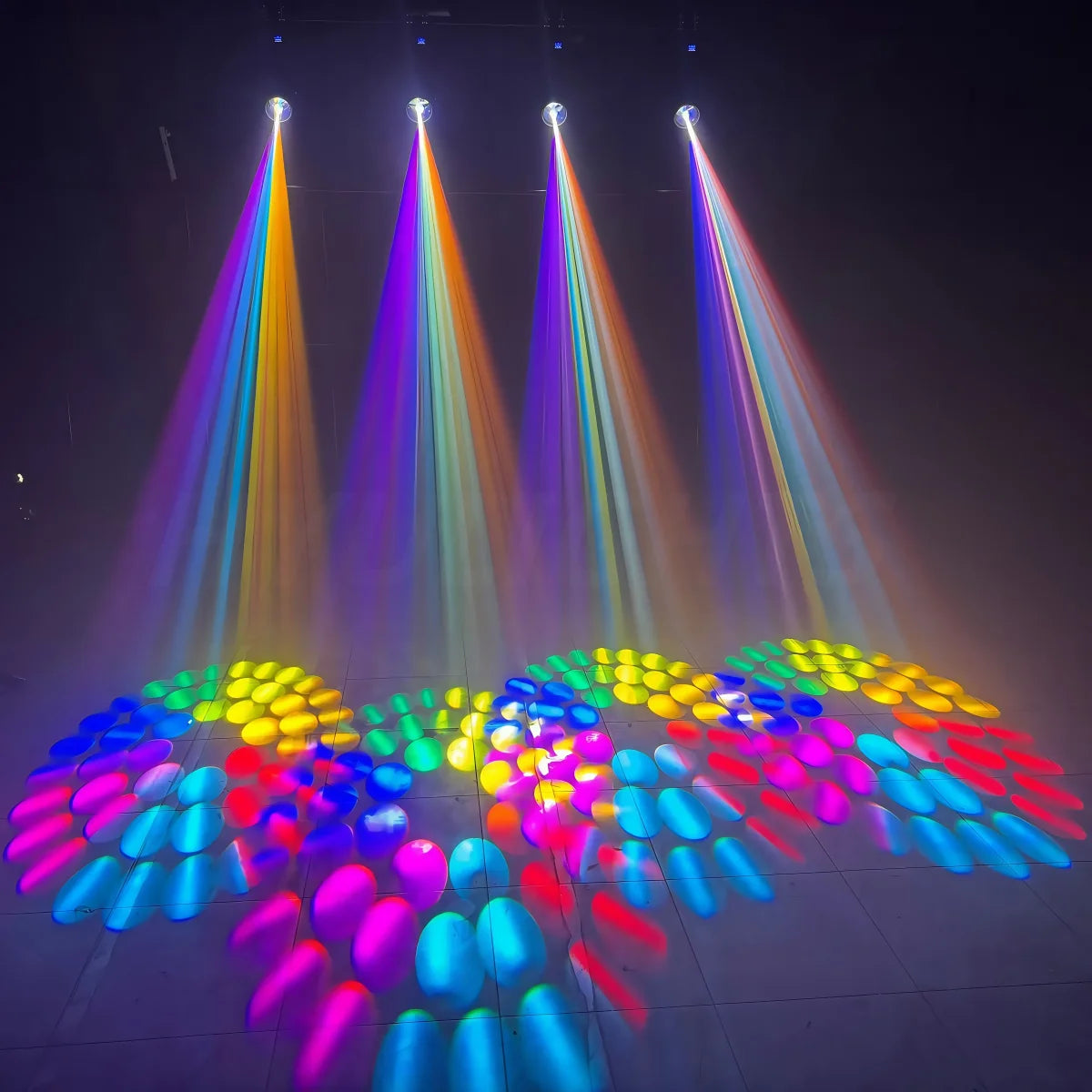 300W Mini BEAM With Halo Effect Moving Head Light 14R Beam Wah Zoom Sharpy 19channels 48 rotating prisms DMX Stage DJ lights
