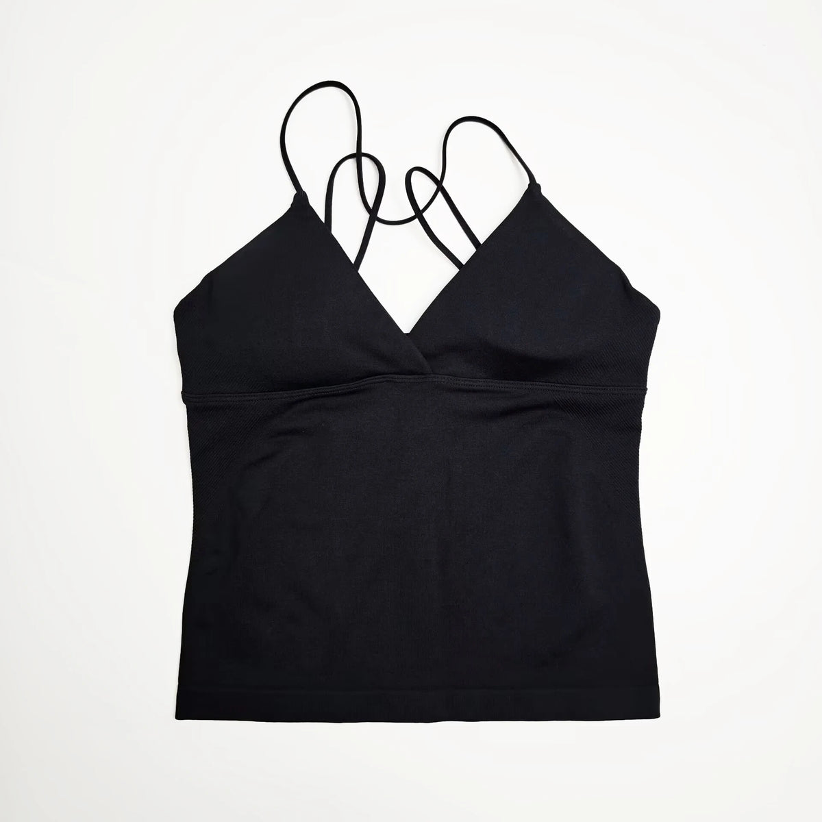 NCLAGEN Women's Twist Front Seamless Yoga Workout Tank Top