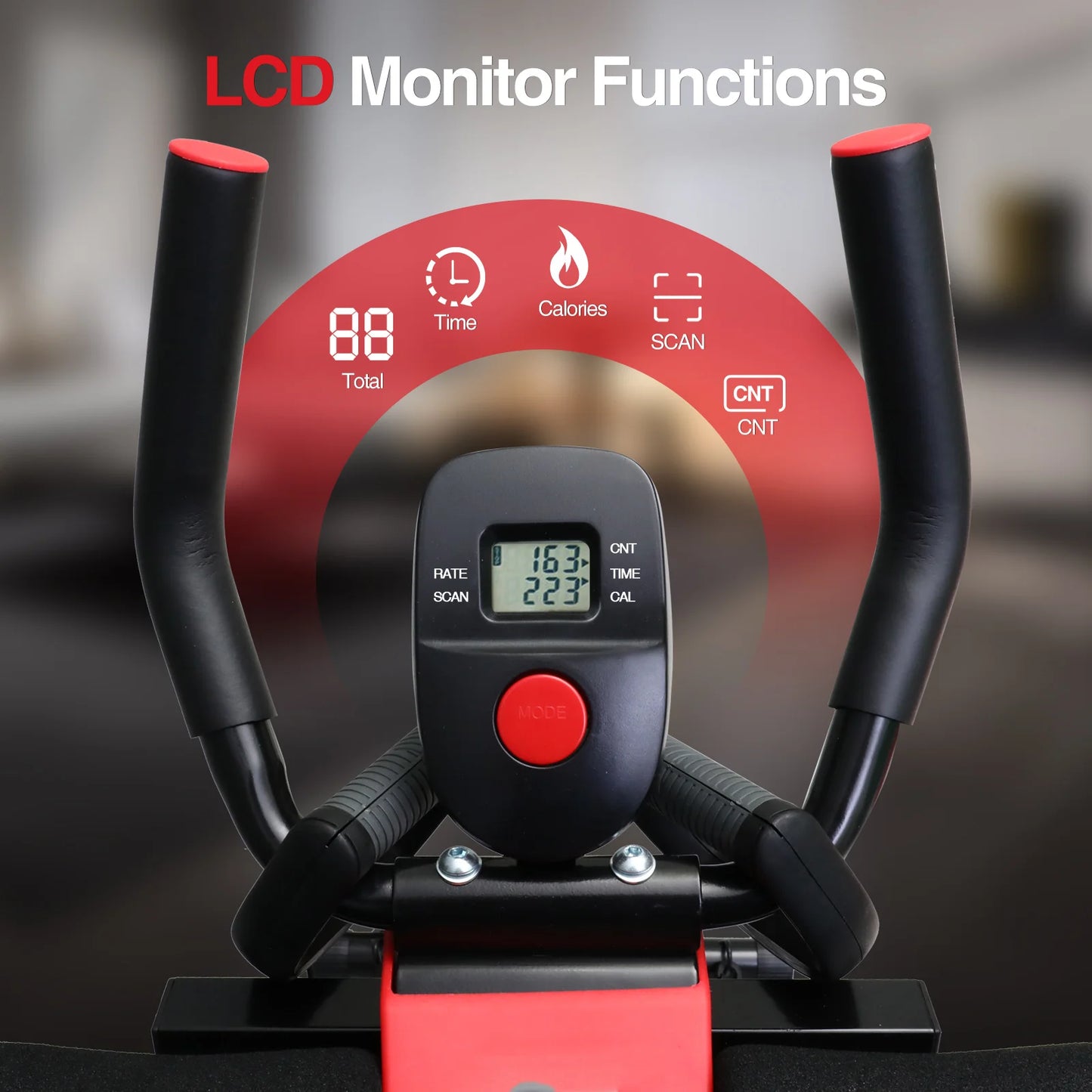 Abdominal Curling Exercise Machine Dual Track Trainer for Home Gym