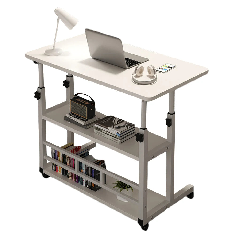 APWIKOGER Height Adjustable Standing Desk Wooden Workstation For Home Office