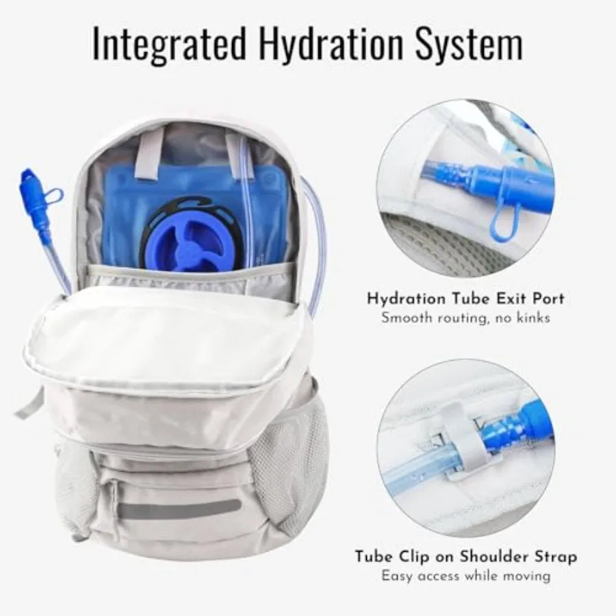 Multipurpose Hiking Backpack With Hydration Bladder And Insulated Compartment