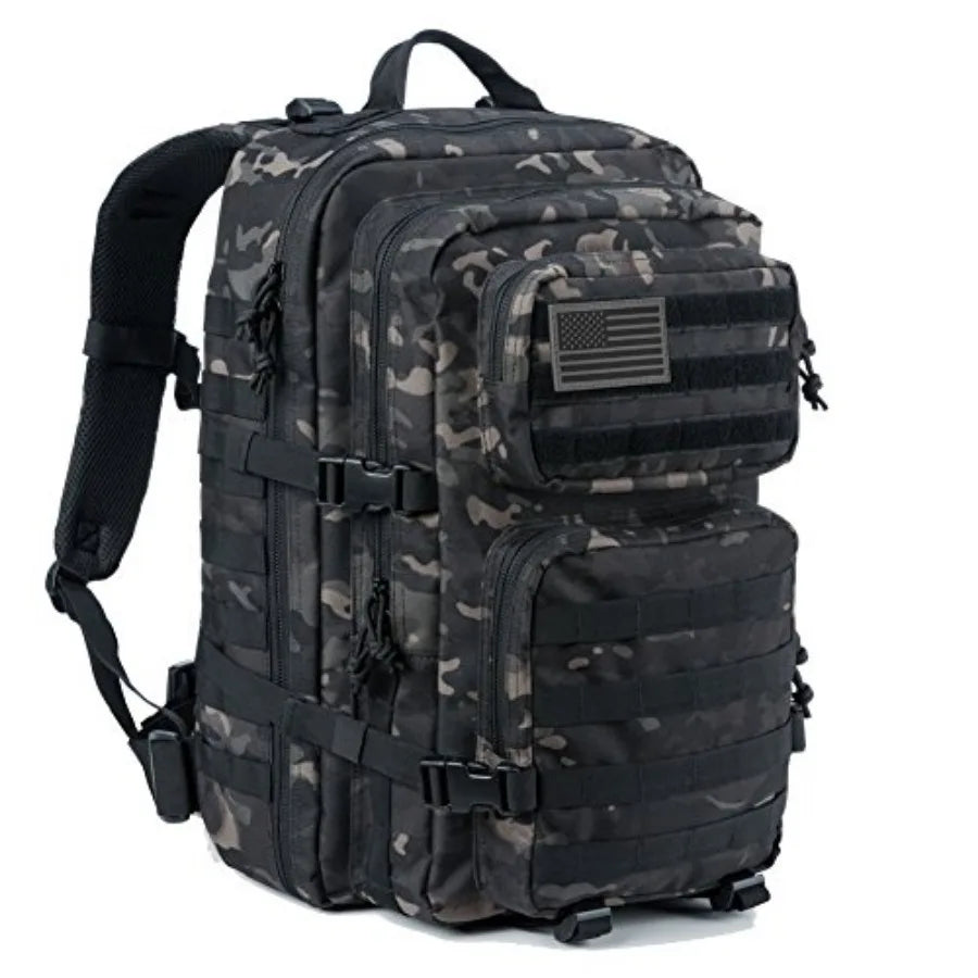 Military Tactical Backpack Canvas Molle Bag Unisex Outdoor