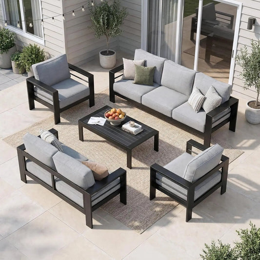XIAOLANG Aluminum Outdoor Patio Furniture Set For All Weather