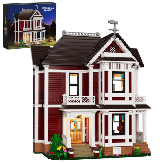 BuildMoc Halliwell Manor Building Blocks Set Model Kit For Fans