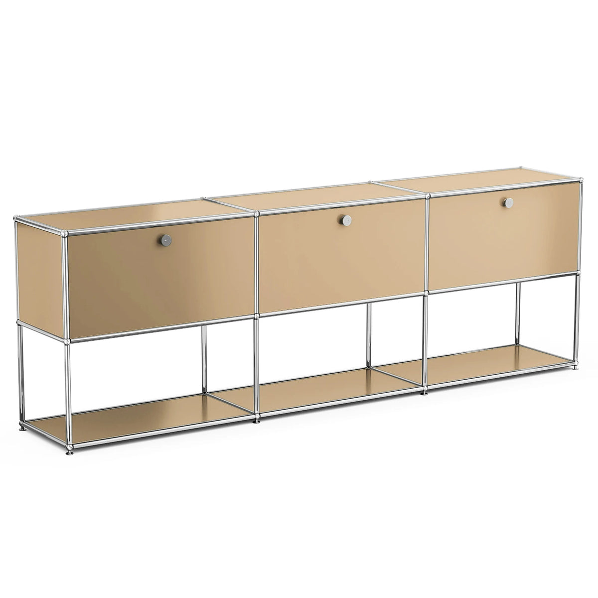 Cottinch Modern Metal Storage Cabinet Sideboard Organizer for Home