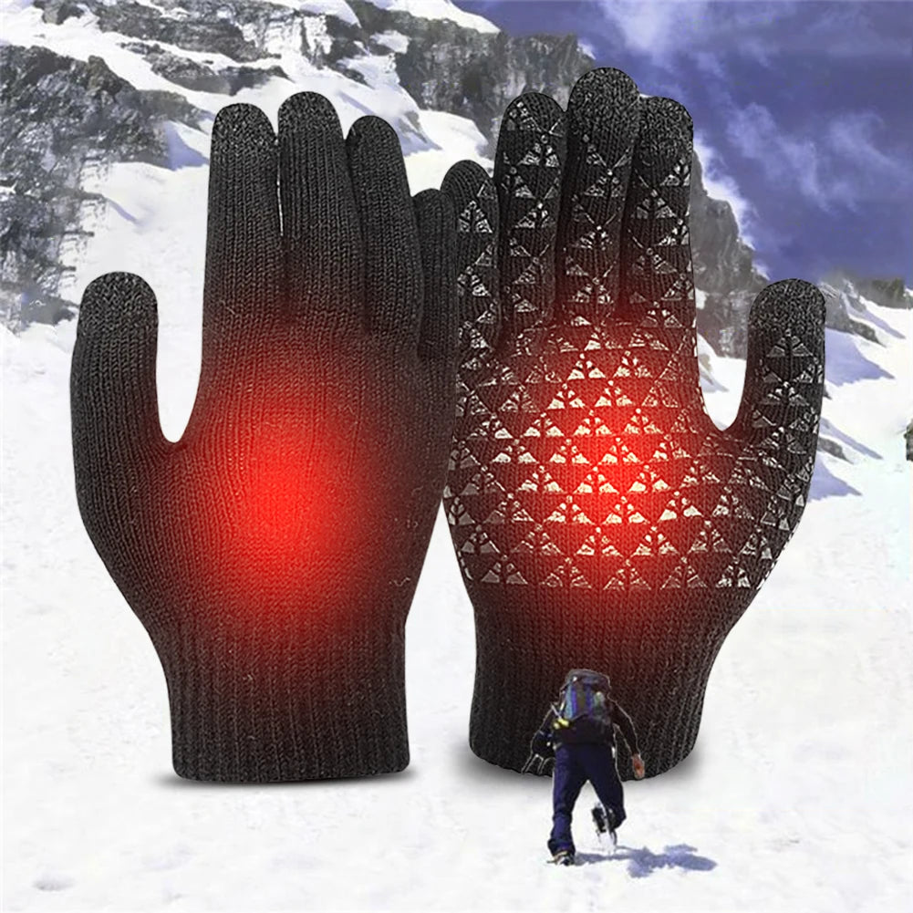 VODOOL Electric Heated Gloves Winter Warm Touchscreen USB Powered