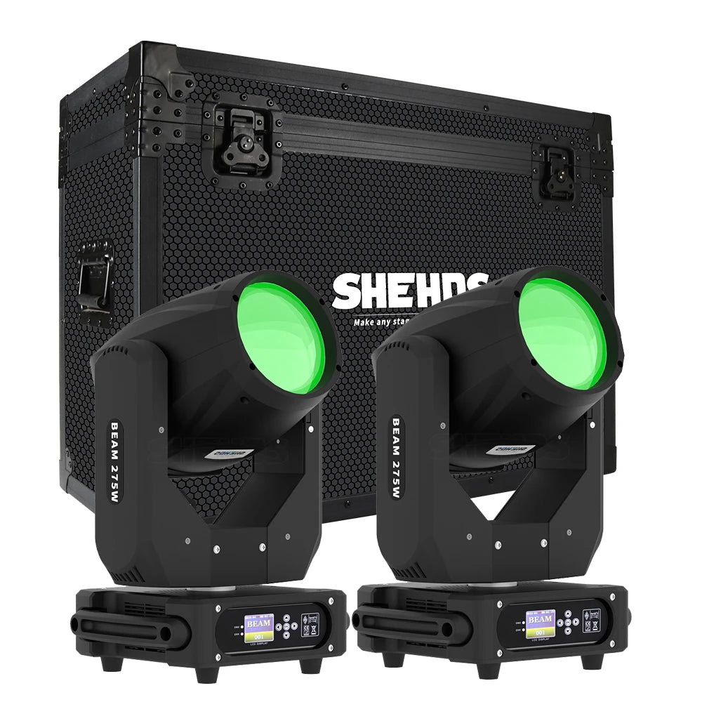 SHEHDS Bulb Beam 275W 10R Moving Head Lighting for DJ Projector Disco Professional Stage Equipment