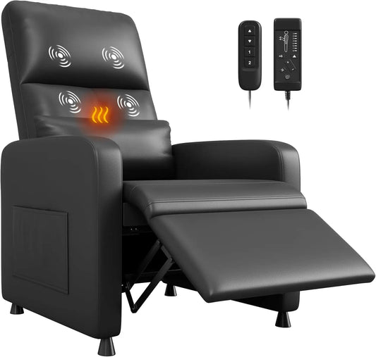 TWISTER CK Power Recliner with Heat Massage and USB Port