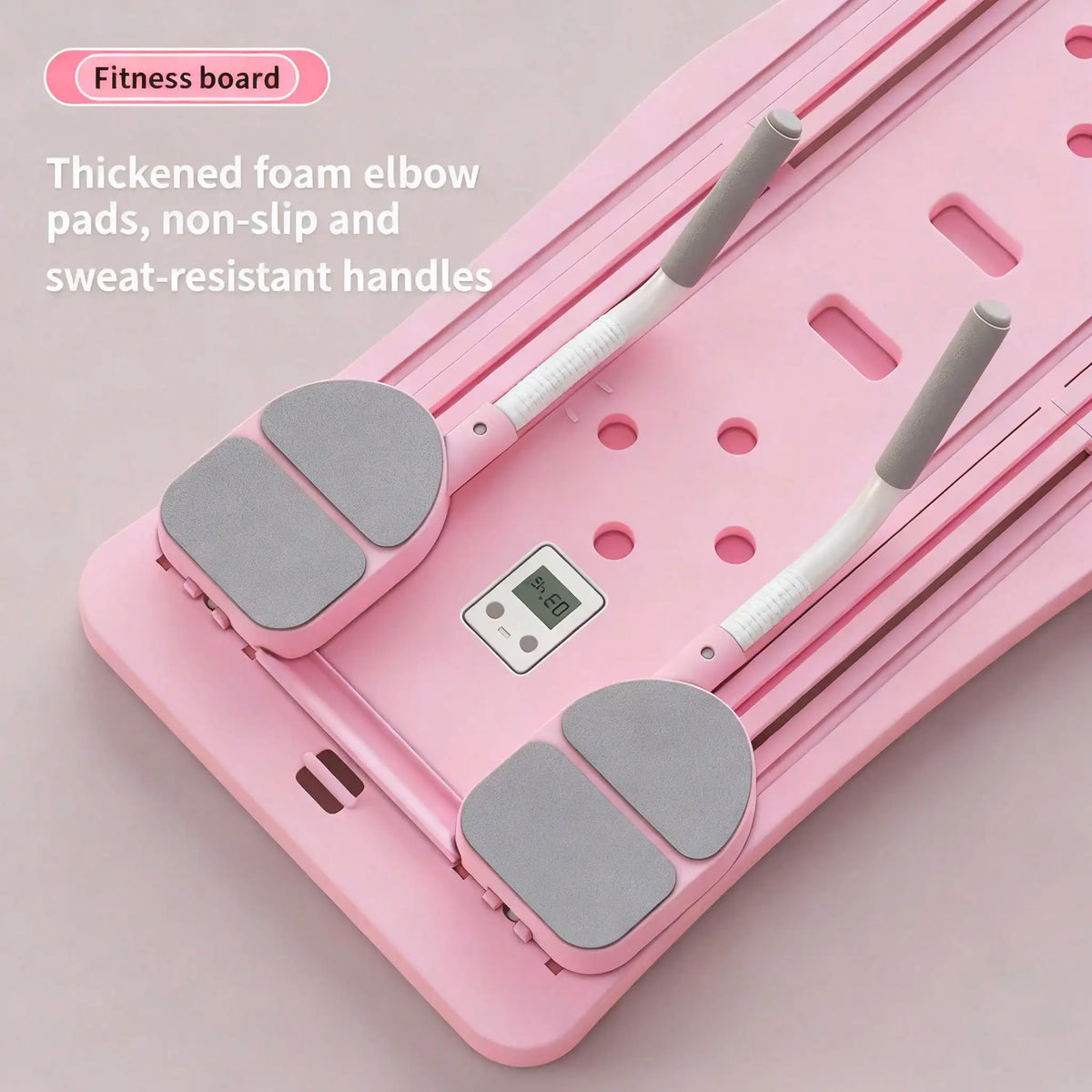 Foldable Pilates Sliding Board Reformer With Resistance Bands