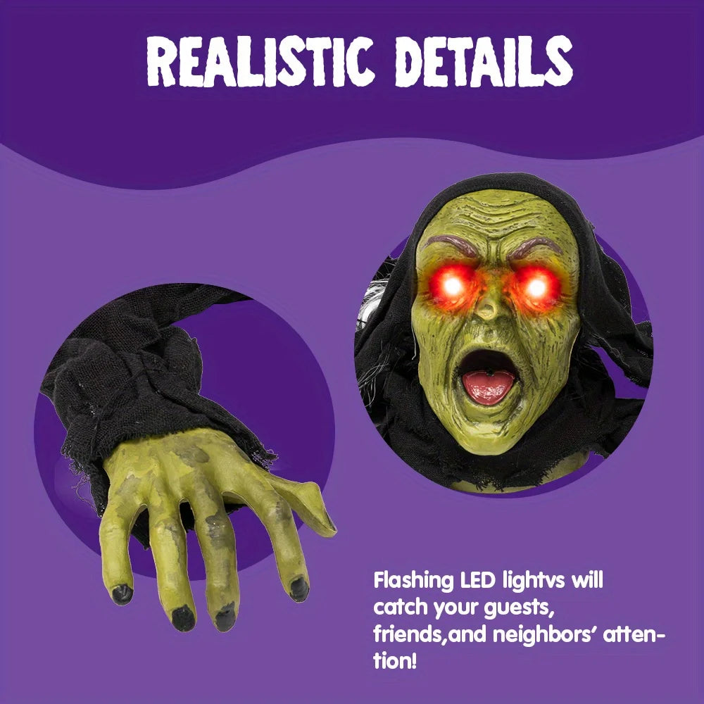 Joyfy Outdoor Zombie Groundbreaker Halloween Yard Decoration