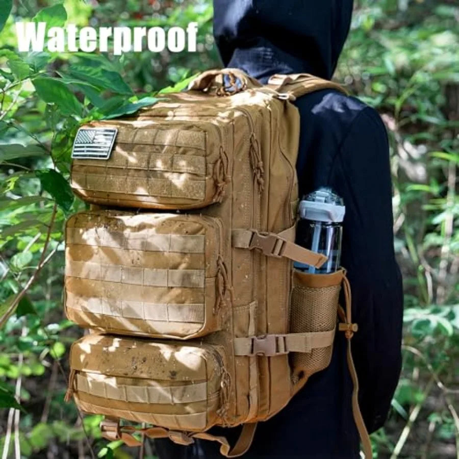 Military Tactical Backpack Water Resistant Heavy Duty Pack