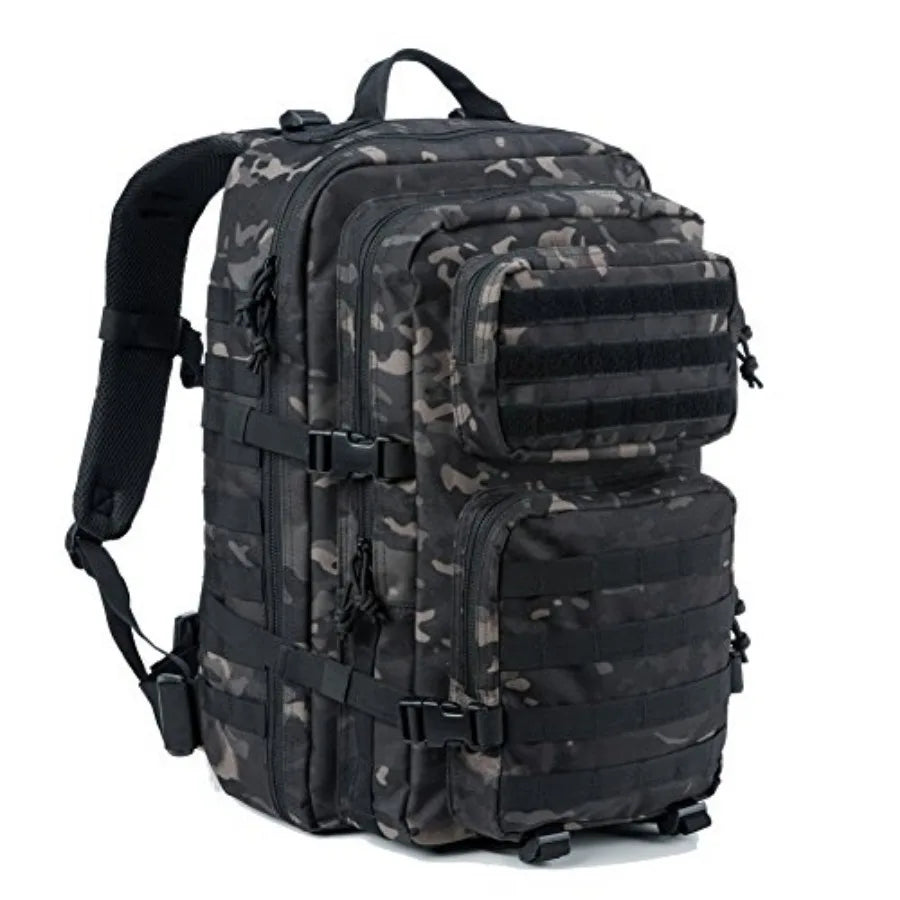Military Tactical Backpack Canvas Molle Bag Unisex Outdoor